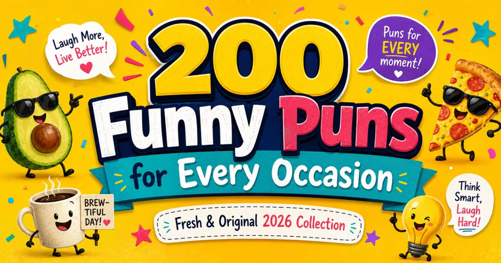200 Funny Puns for Every Occasion