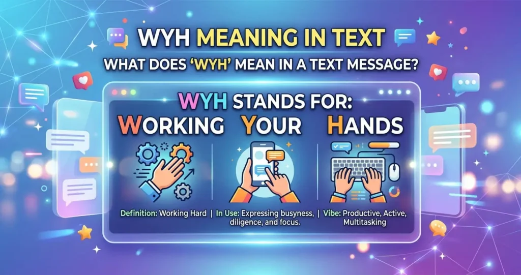 WYH meaning in text message and texting abbreviation