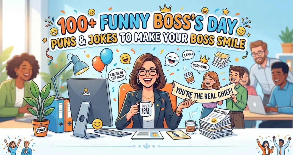 Funny Boss’s Day Puns & Jokes to Make Your Boss Smile