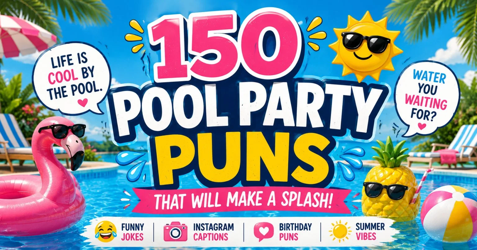 150 Pool Party Puns That Will Make a Splash