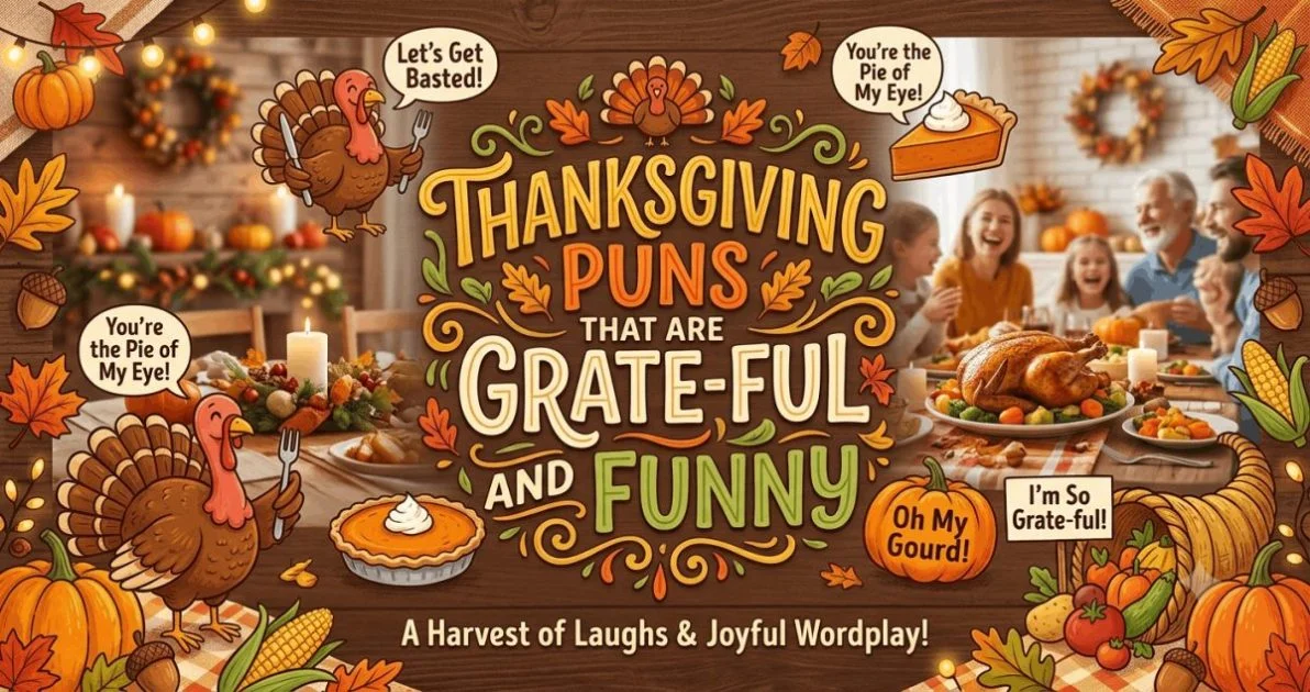 Thanksgiving puns for the holiday table