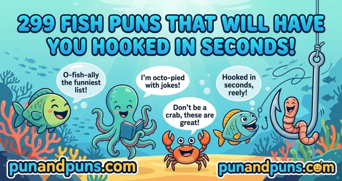 fish puns that will make you smiling
