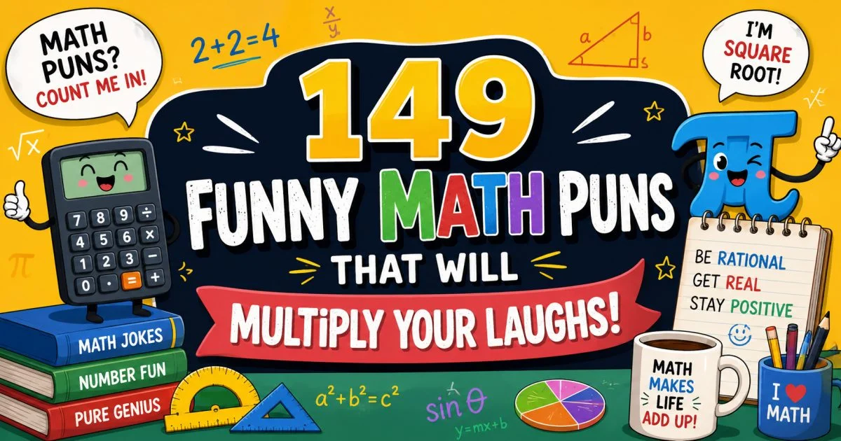 funny math puns