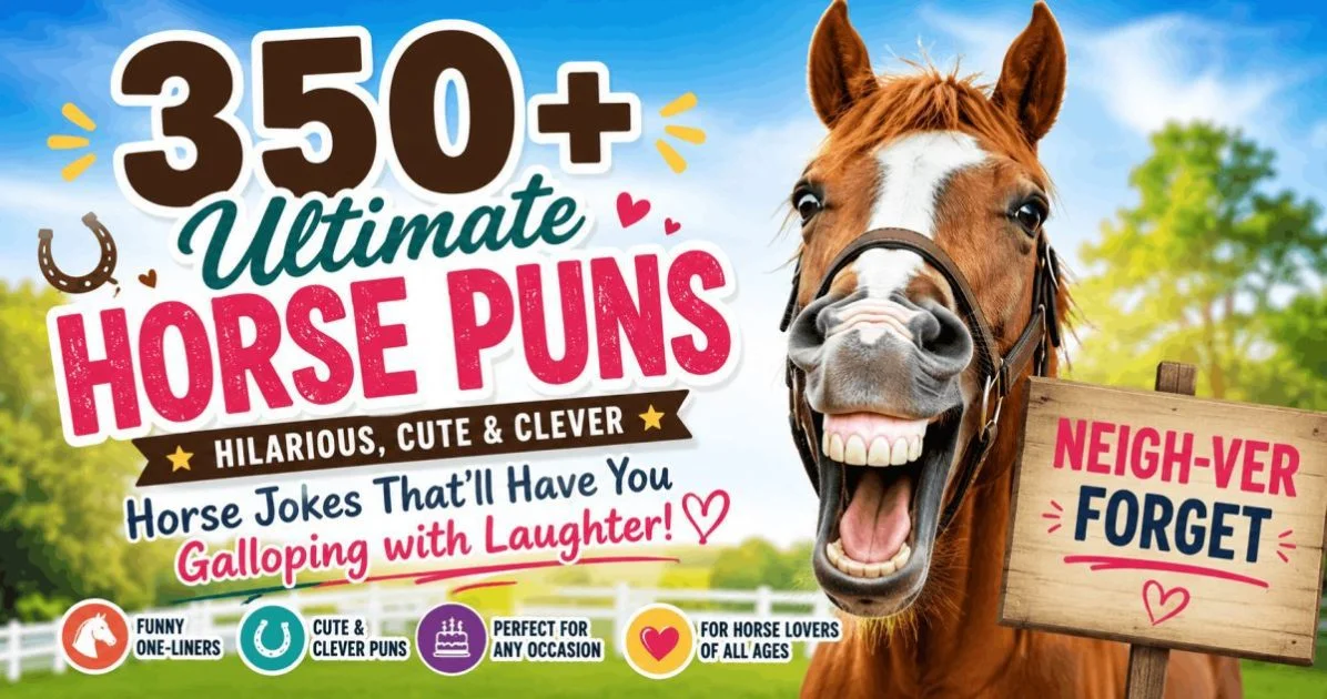 hilarious horse puns and jokes
