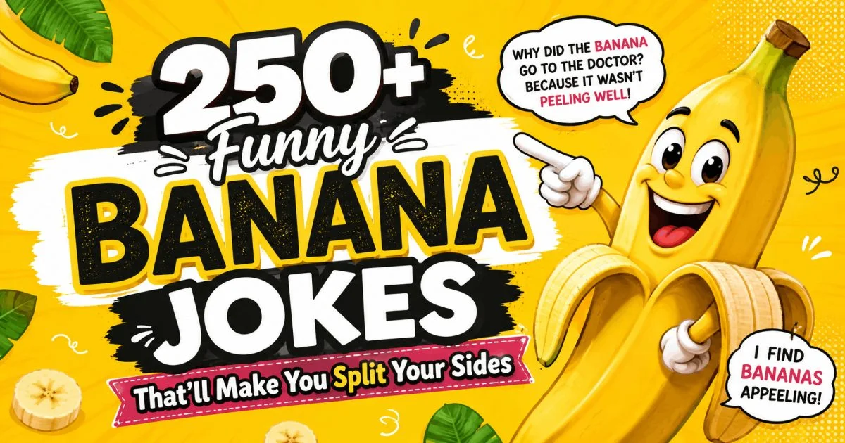Funny Banana Jokes That’ll Make You Split Your Sides