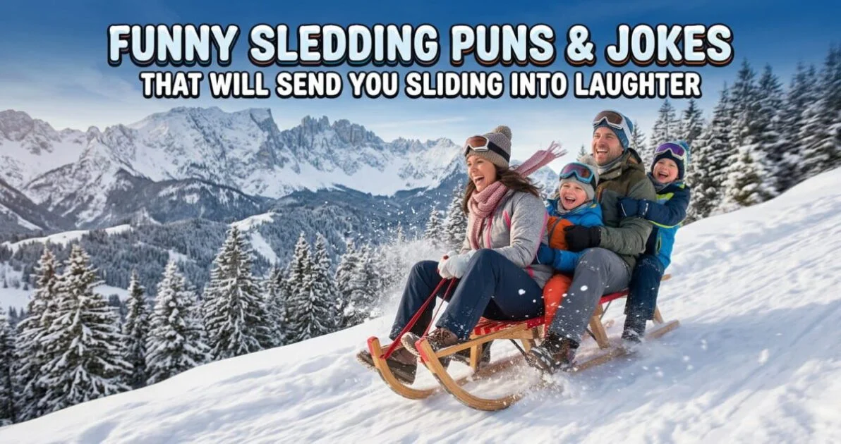 Funny Sledding Puns & Jokes That Will Send You Sliding Into Laughter