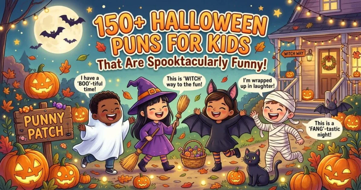 Halloween Puns for Kids That Are Spooktacularly Funny