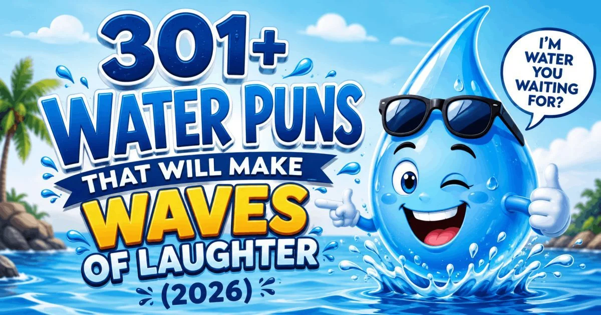 Water Puns for endless laugh