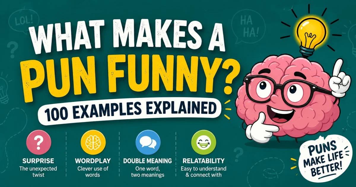 What makes a pun funny with 100 explained pun examples