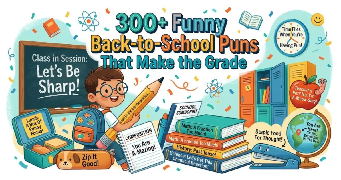 funny back-to-school puns that make the grade