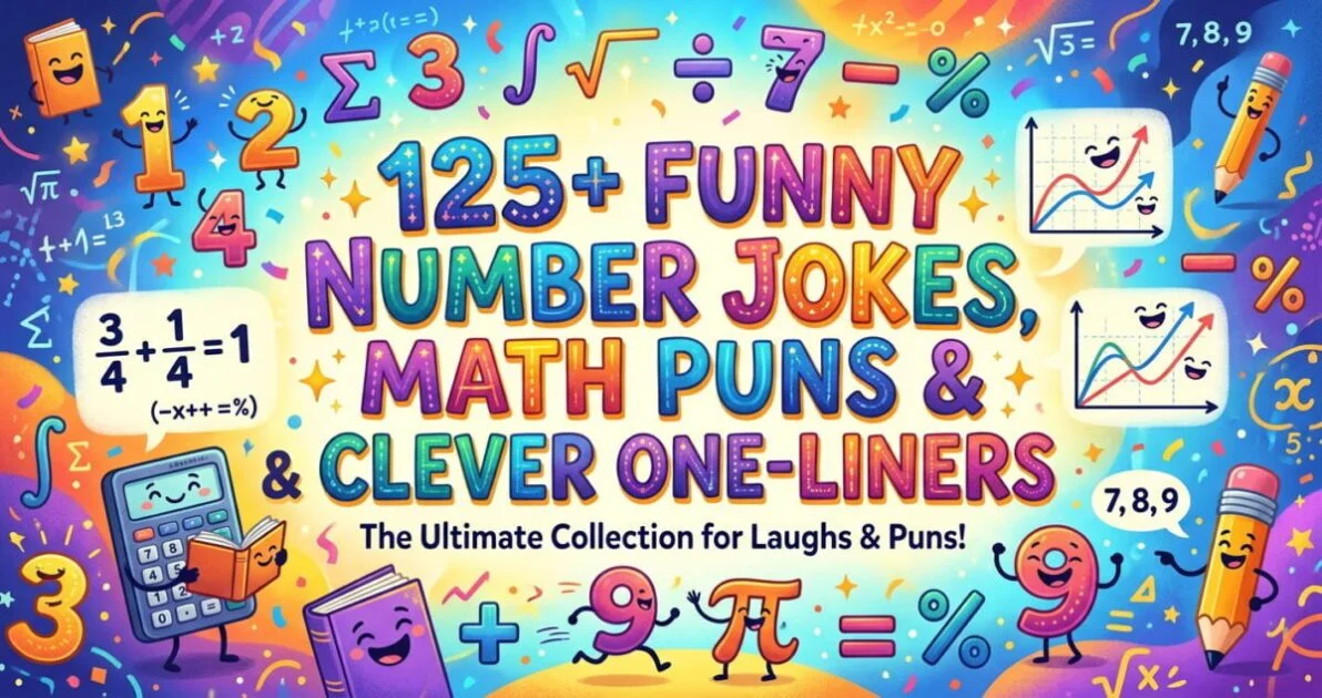 125+ Funny Number Jokes, Math Puns & Clever One-Liners
