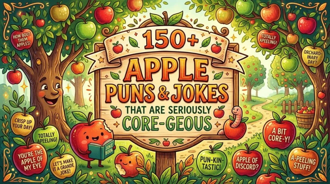 Apple Puns & Jokes That Are Seriously Core-geous