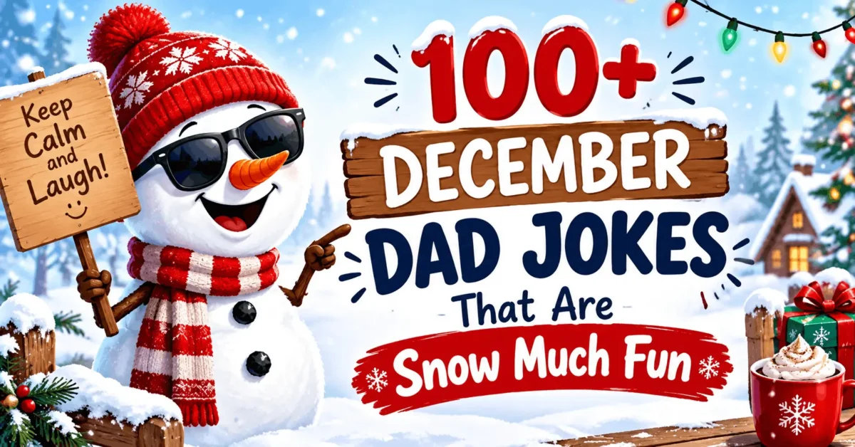 Funny December Dad Jokes, Christmas Puns and Winter One-Liners