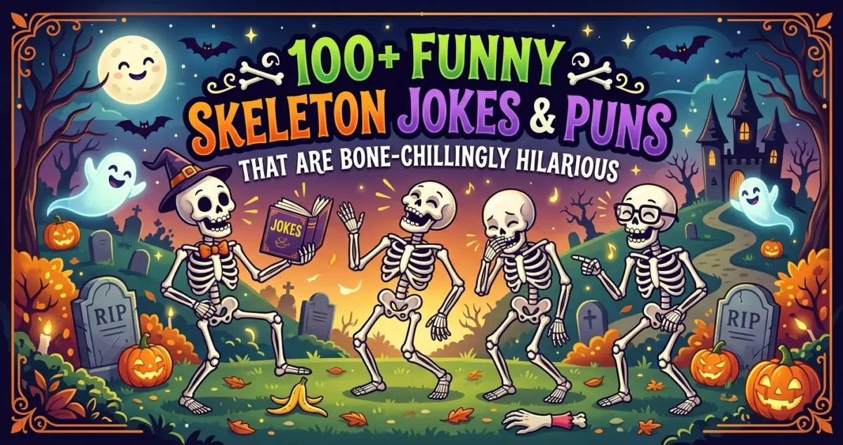 Funny Skeleton Jokes & Puns That Are Bone-Chillingly Hilarious