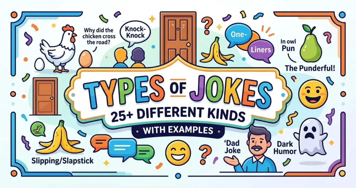 Types of Jokes: 25+ Different Kinds of Jokes With Examples